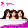 Top quality human hair wholesale mannequin head with hair